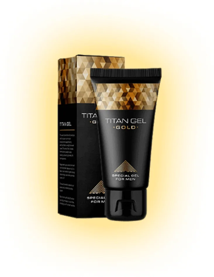Titan Gel Gold — ինտիմ գել տղամարդկանց համար, տուբ՝ տուփի մեջ